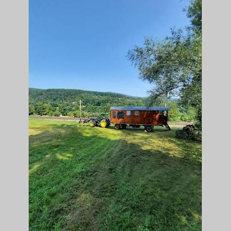 Apartamento Autarkes Tiny House Mit Rheinblick Rumikon Exterior foto